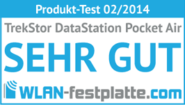 Testsiegel - DataStation Pocket Air